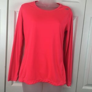 New Balance Neon Pink Long Sleeve Top